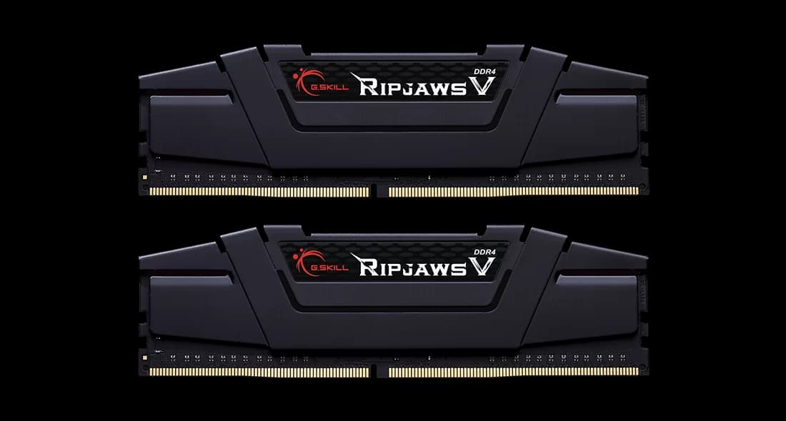 رم کامپیوتر جیاسکیل مدل RIPJAWS V ظرفیت 32GB (2*16GB) دو کاناله DDR4 سرعت 3200 مگاهرتز