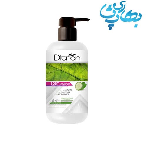 شامپو ژل بدن خنک کننده مدل خیار دیترون 500 میل