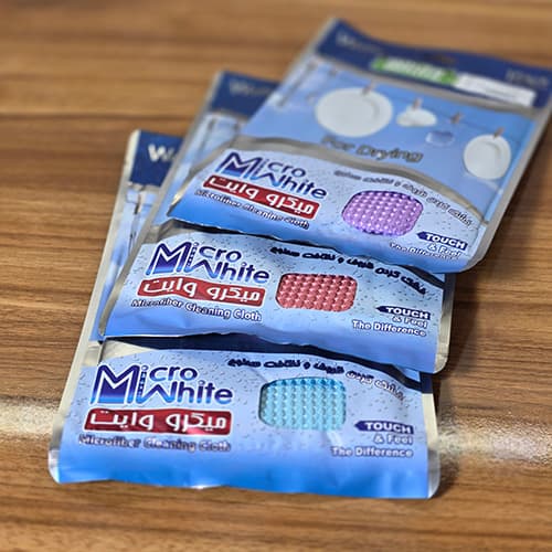 دستمال وایت شیشه