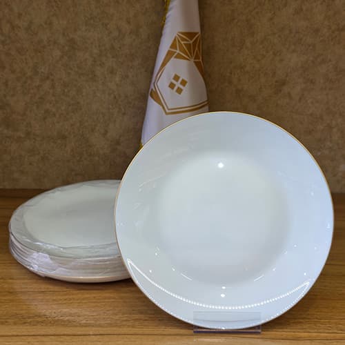 بشقاب تخت لب طلا مجموعه 6 عددی برند گلدن اوپال