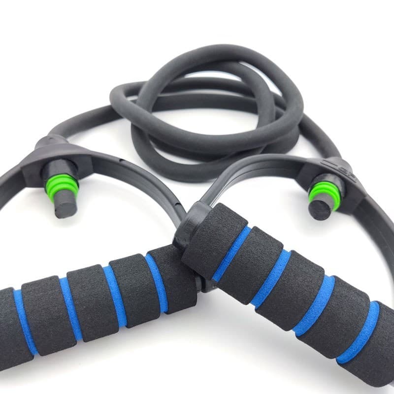 کش بدنسازی دسته دار GYM PRO رنگ مشکی (مقاومت 4) — تصویر ۳