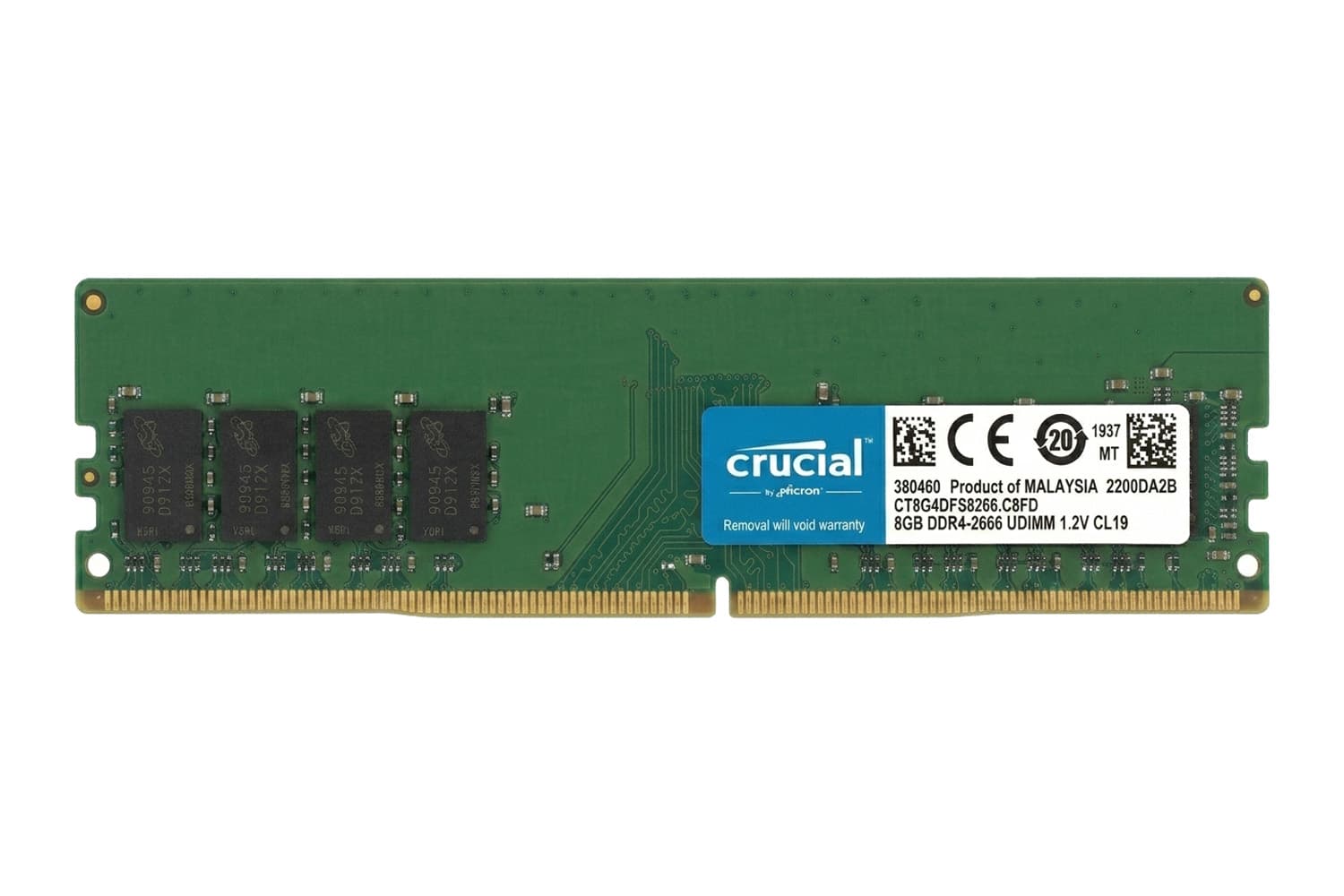 Ram PC 4GB DDR4 2666Mhz Crucial رم دسکتاپ — تصویر ۵
