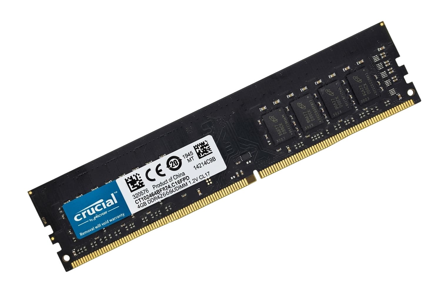 Ram PC 4GB DDR4 2666Mhz Crucial رم دسکتاپ — تصویر ۳