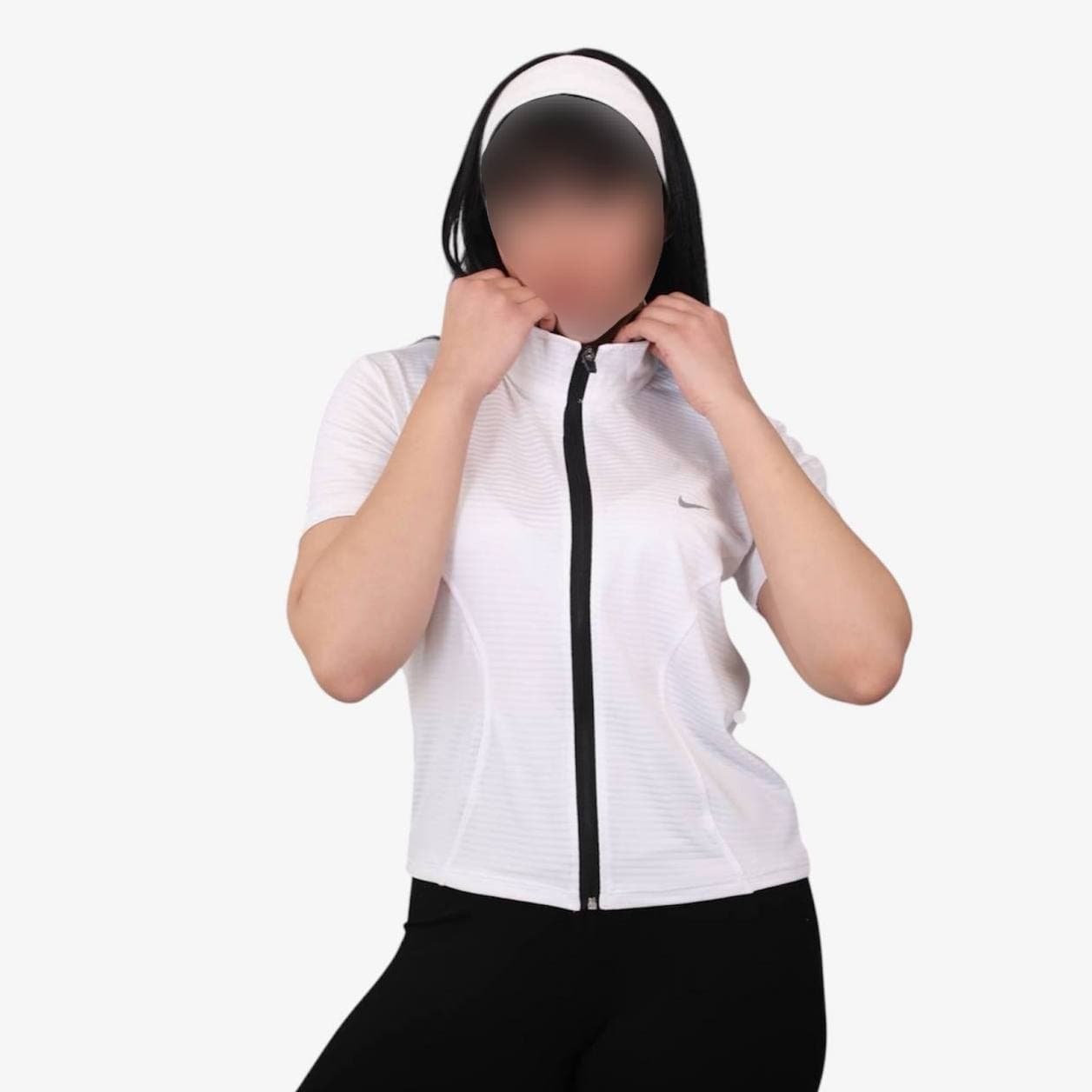سوئیشرت زنانه جلو زیپ Nike — تصویر ۳