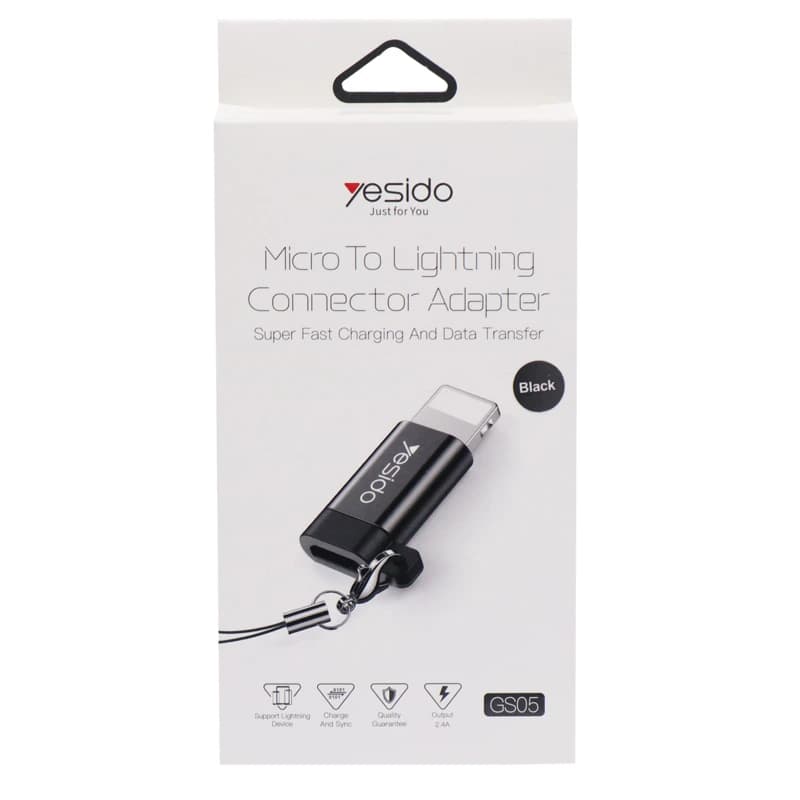 تبدیل microUSB به لایتنینگ یسیدو مدل GS05 — تصویر ۶