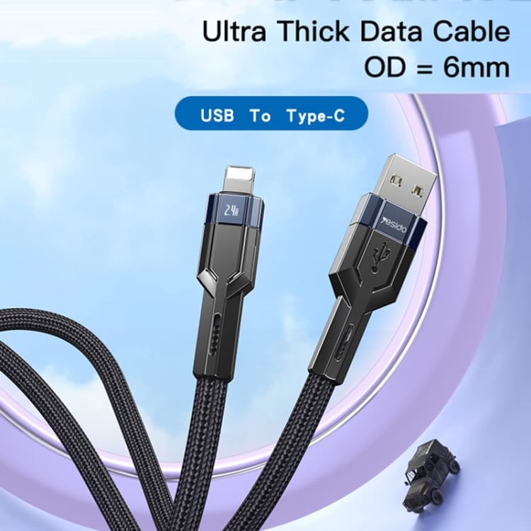 کابل USB به لایتنینگ یسیدو مدل CA106 به طول 1.2 متر — تصویر ۹