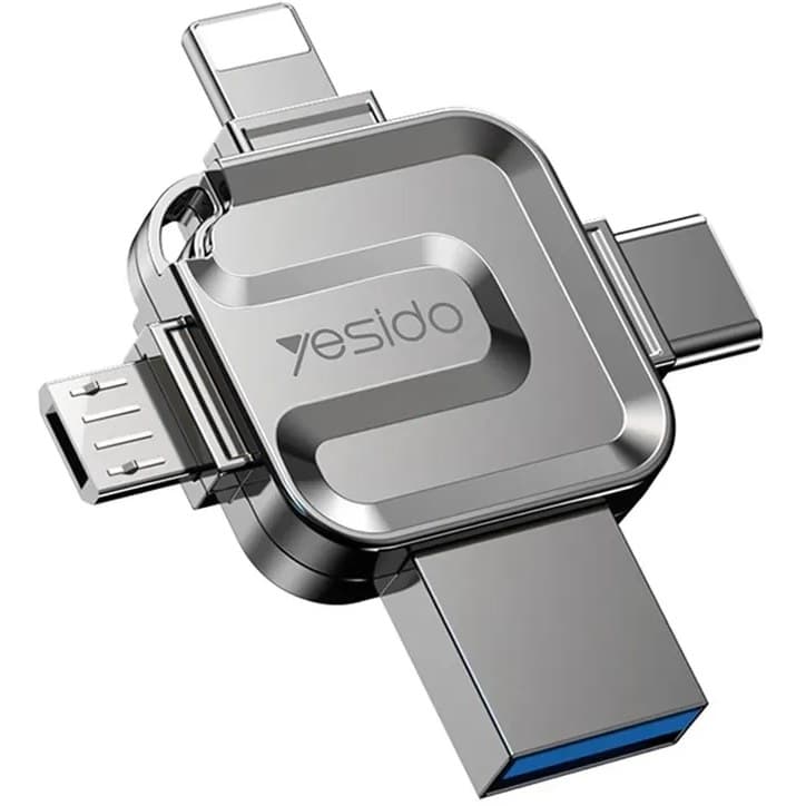 فلش مموری 4 پورت 256 گیگ usb3 یسیدو مدل fl15