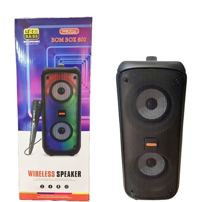 اسپیکر بلوتوثی قابل حمل PRODA مدل Bom box 600 — تصویر ۶
