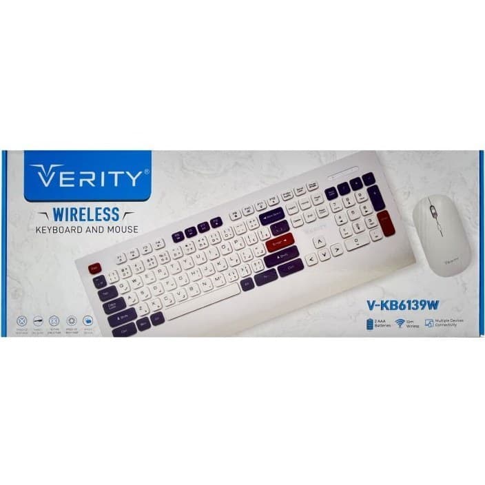 کیبورد و ماوس وایرلس Verity 6139 — تصویر ۵