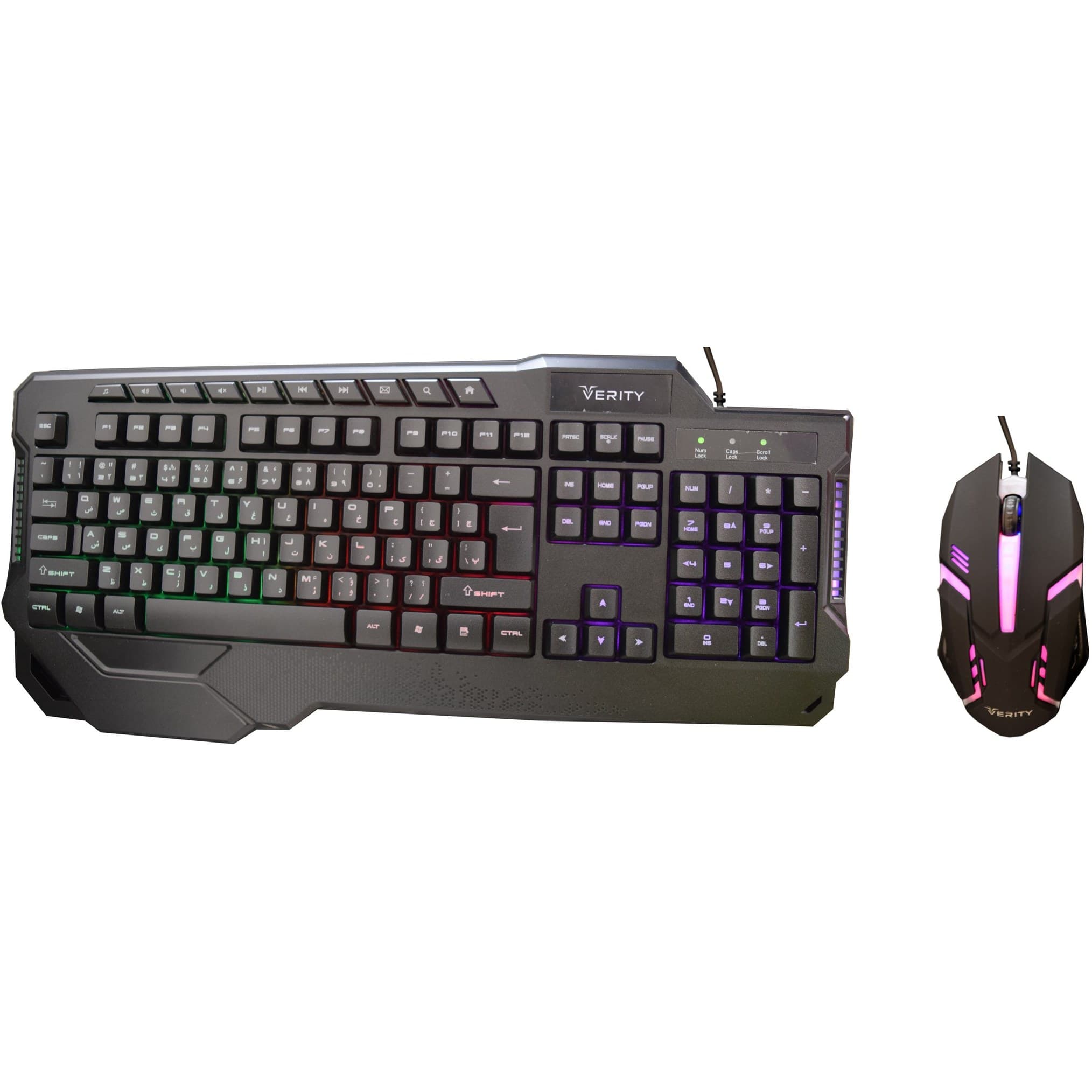 موس و کیبورد گیمینگ Verity V-KB6121GCW