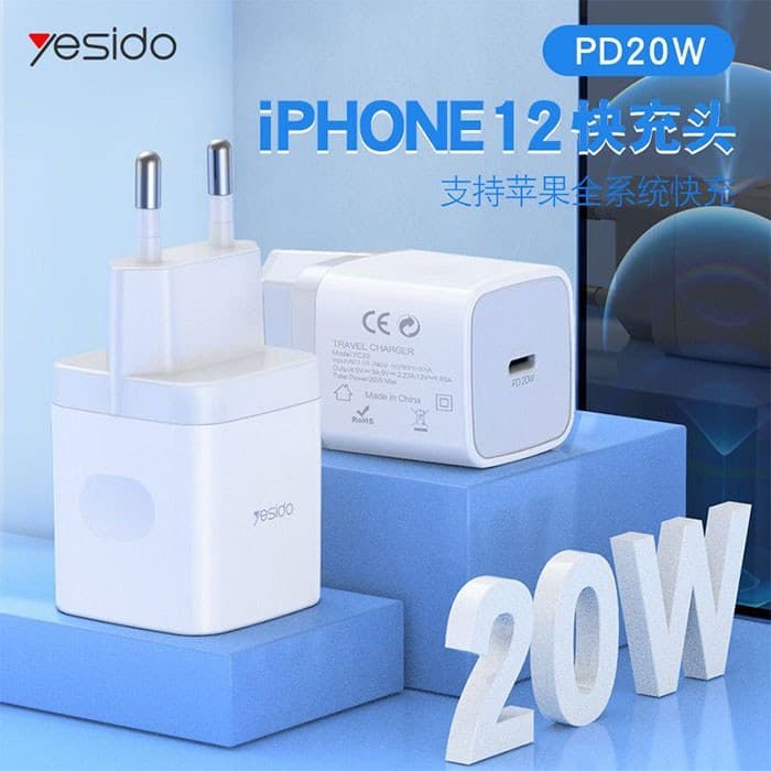 کلگی فست شارژ Yesido YC30 PD 20W Type-C — تصویر ۳