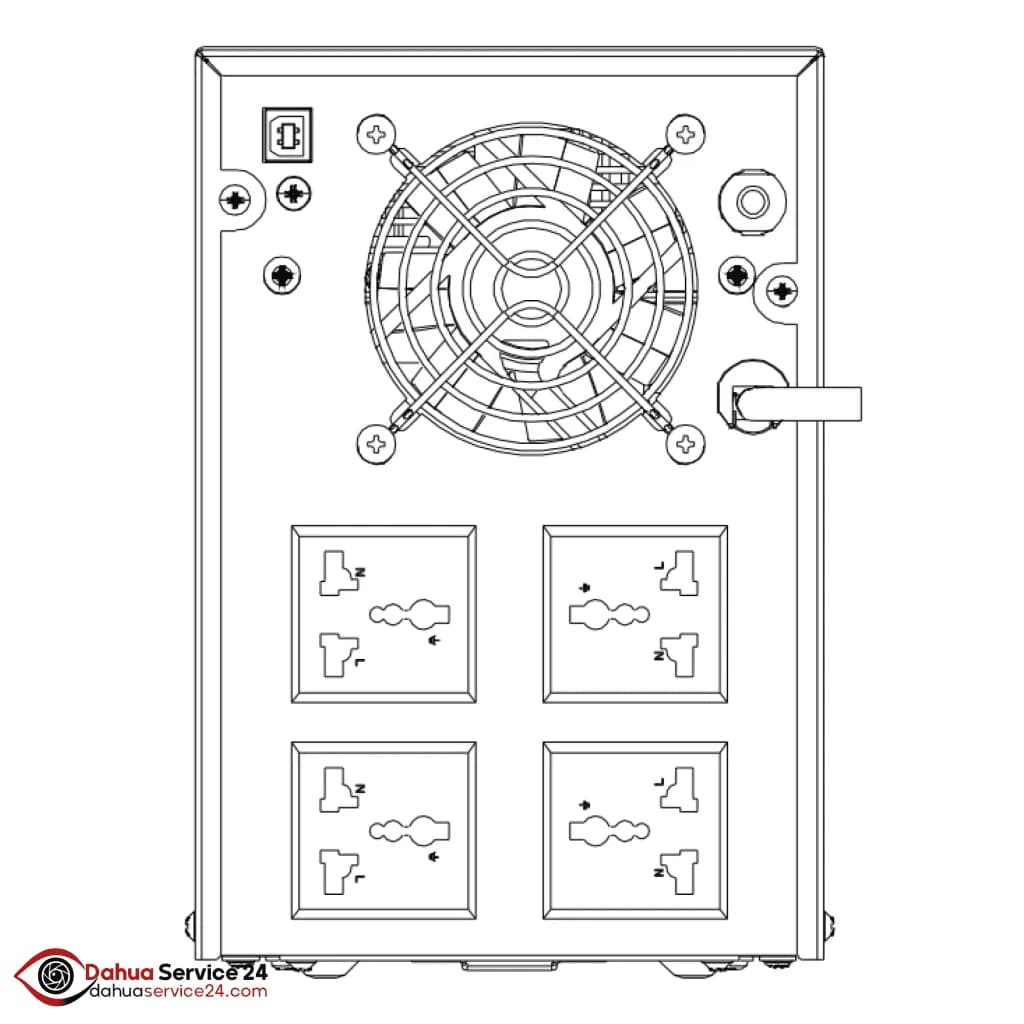 یو پی اس هایکویژن مدل DS-UPS3000 — تصویر ۵