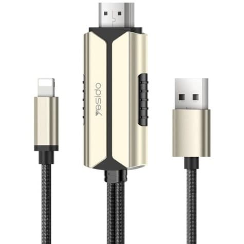 کابل تبدیل Yesido HM12 Lightning to HDMI 2m