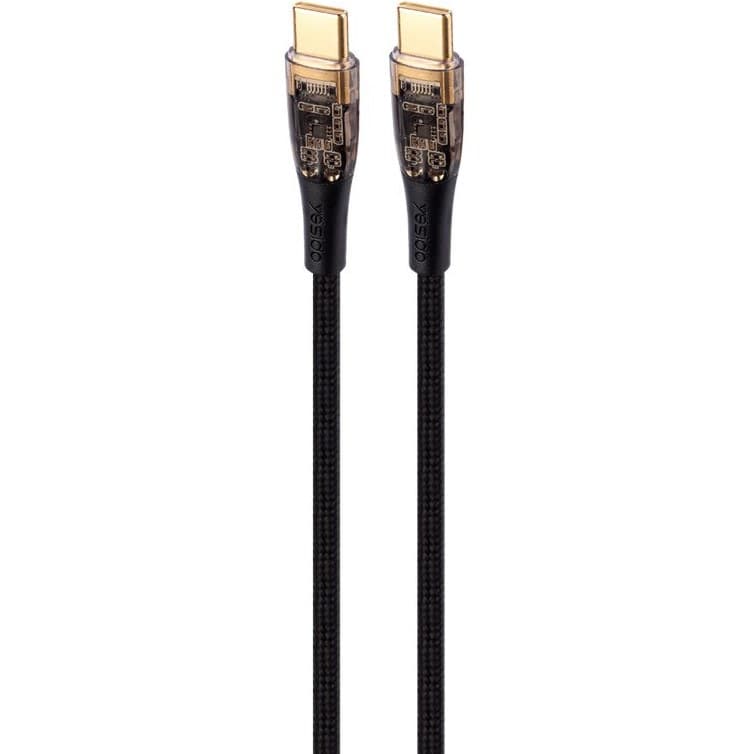 کابل تبدیل فست شارژ Yesido CA103 Type-C To Type-C 5A QC PD 100W 1.2m — تصویر ۴