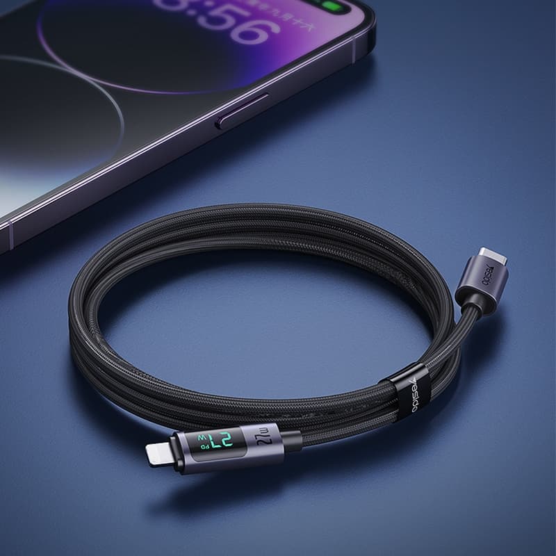 کابل تبدیل USB-C به لایتنینگ یسیدو مدل CA157 PD27W طول 1.2 متر — تصویر ۷