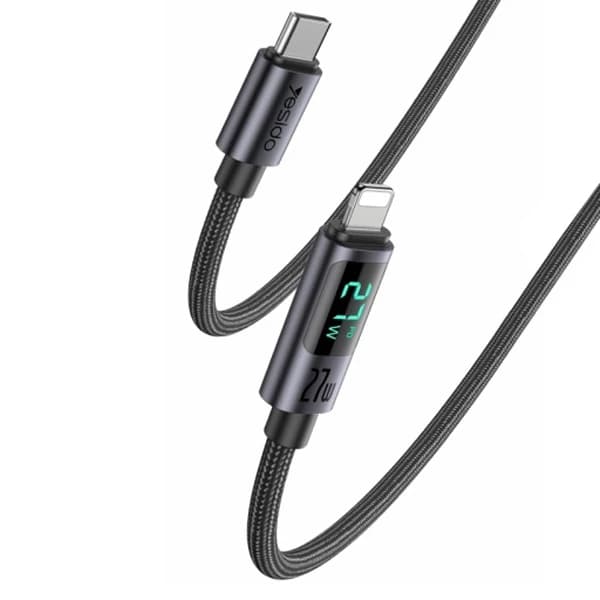 کابل تبدیل USB-C به لایتنینگ یسیدو مدل CA157 PD27W طول 1.2 متر — تصویر ۵