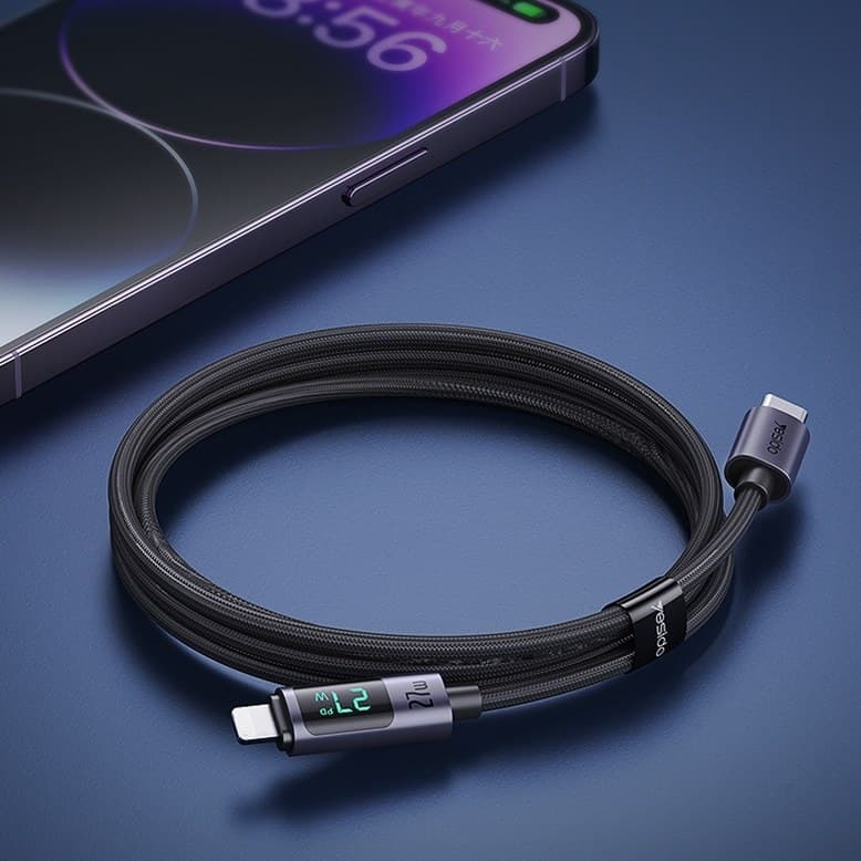 کابل تبدیل USB-C به لایتنینگ یسیدو مدل CA157 PD27W طول 1.2 متر — تصویر ۳