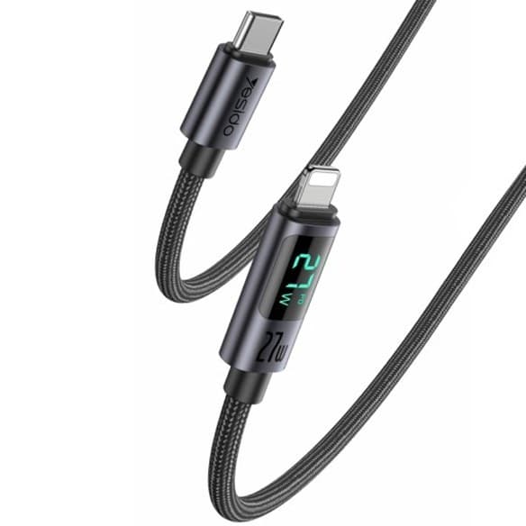 کابل تبدیل USB-C به لایتنینگ یسیدو مدل CA157 PD27W طول 1.2 متر
