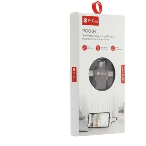 مبدل USB به MicroUSB / LIGHTNING / TYPE C پرووان مدل PCO04 — تصویر ۶