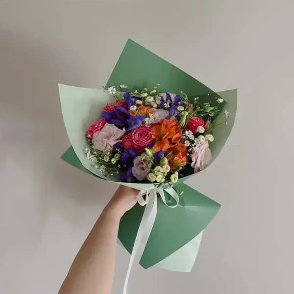 دسته گل مینیمال نارنج – فروشگاه اینترنتی گل فلوشا Flowsha