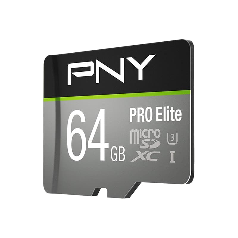 کارت حافظه microSDXC پی ان وای مدل Pro Elite کلاس 10 استاندار UHS-I A1 V30 سرعت 100MB/S ظرفیت 64 گیگابایت — تصویر ۵
