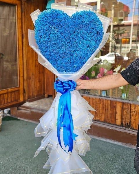 سبد گل تم تولد مدل گرد کد 205 — تصویر ۲