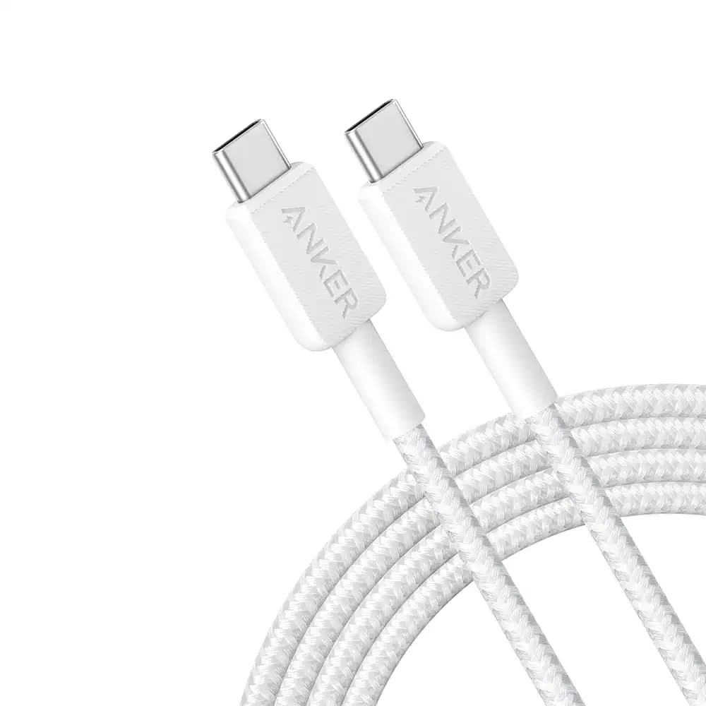 کابل USB-C انکر مدل Anker 322 A81f6 طول 1.8 متر 60 وات