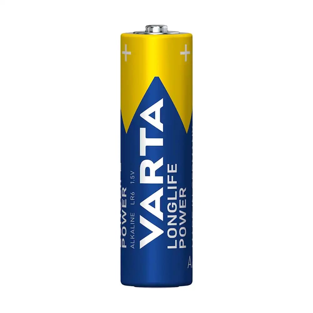 باتری نیم قلمی آلکالاین وارتا دو عددی مدل VARTA Long Life Power — تصویر ۷