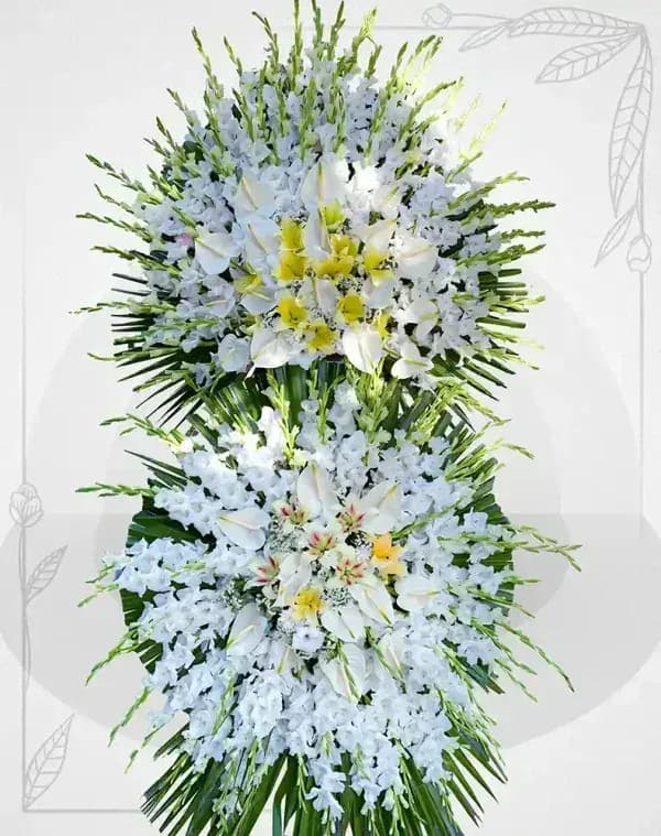 پایه گل حلقه ای فانتزی کد 161