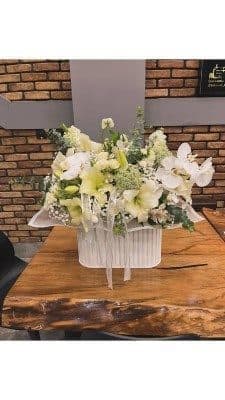 باکس گل سطل فلزی طرح سیما