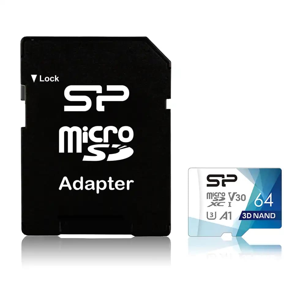 کارت حافظه سیلیکون پاور MicroSDXC مدل Superior Pro V30 U3 A1 ظرفیت 64 گیگابایت — تصویر ۳