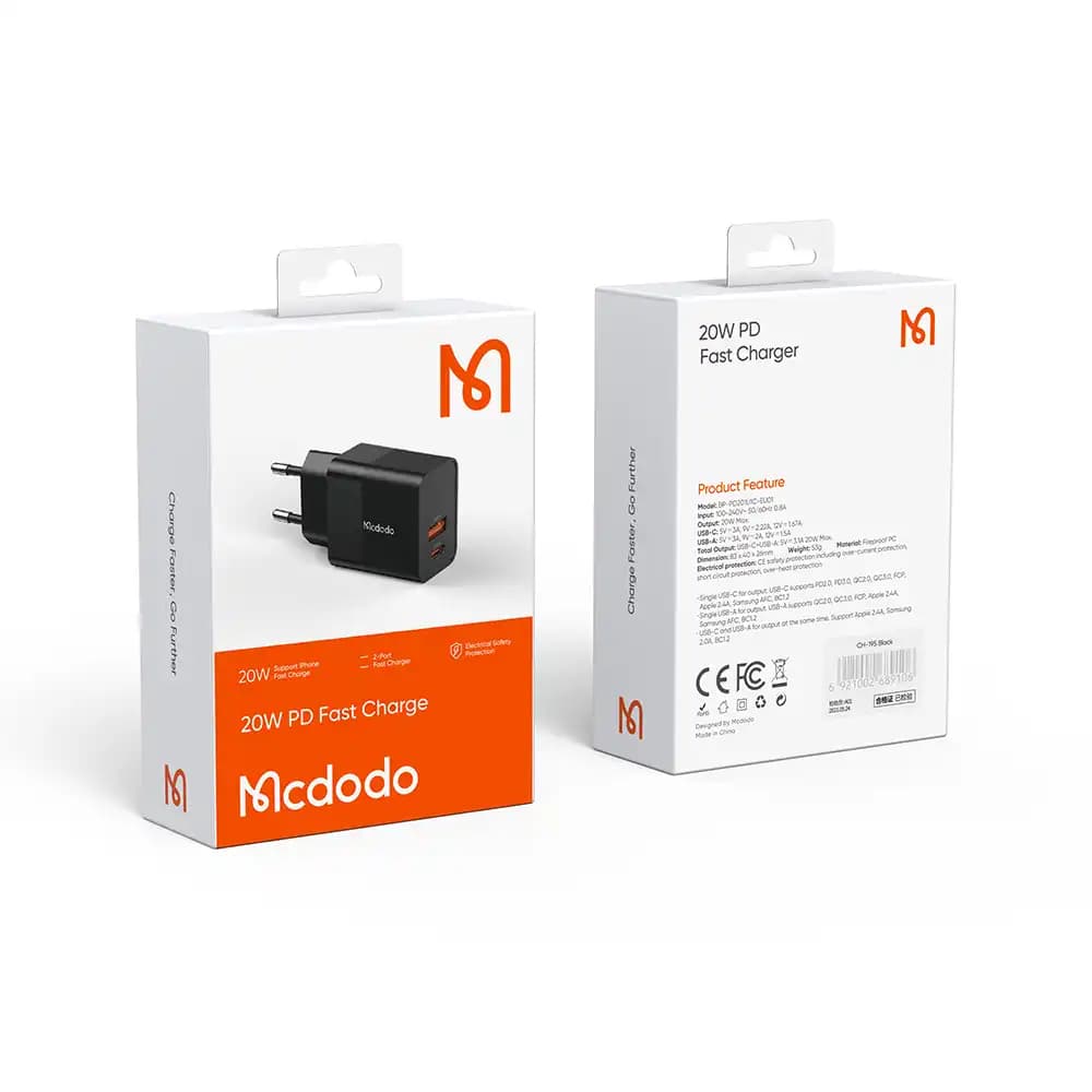 شارژر 20 وات مک دودو مدل Mcdodo CH-1951 — تصویر ۷