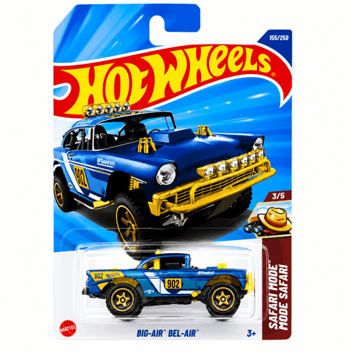 ماکت ماشین هات ویلز بیگ-ایر بل-ایر 1:64 |BIG-AIR BEL-AIR