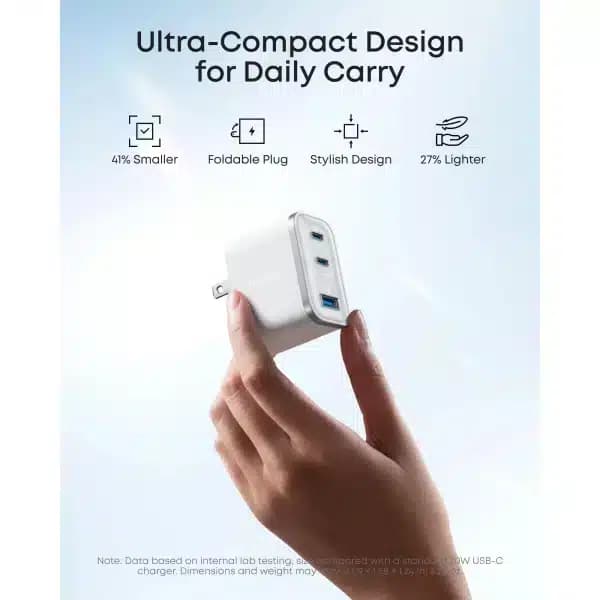 شارژر دیواری انکر مدل A121A 70W — تصویر ۵
