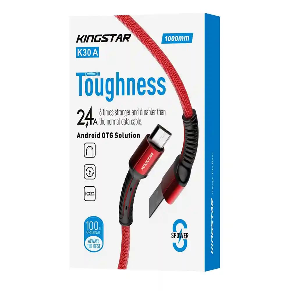 کابل تبدیل USB به MicroUSB کینگ استار مدل K30A — تصویر ۷