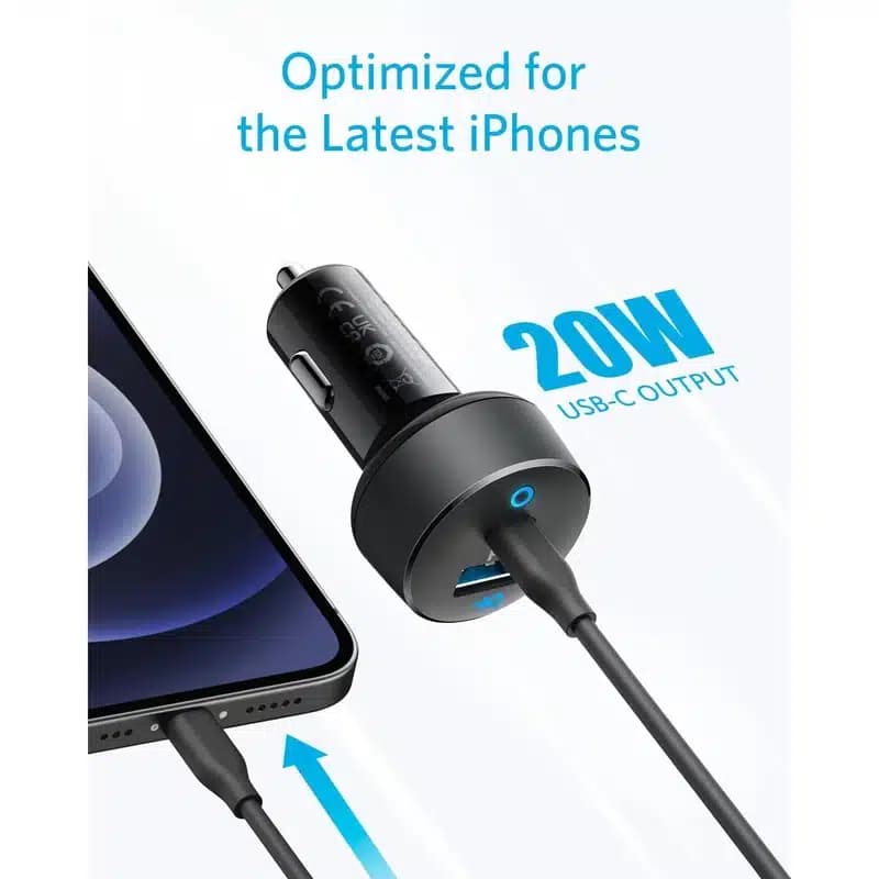 شارژر فندکی انکر PowerDrive PD+ II – مدل A2732 — تصویر ۶