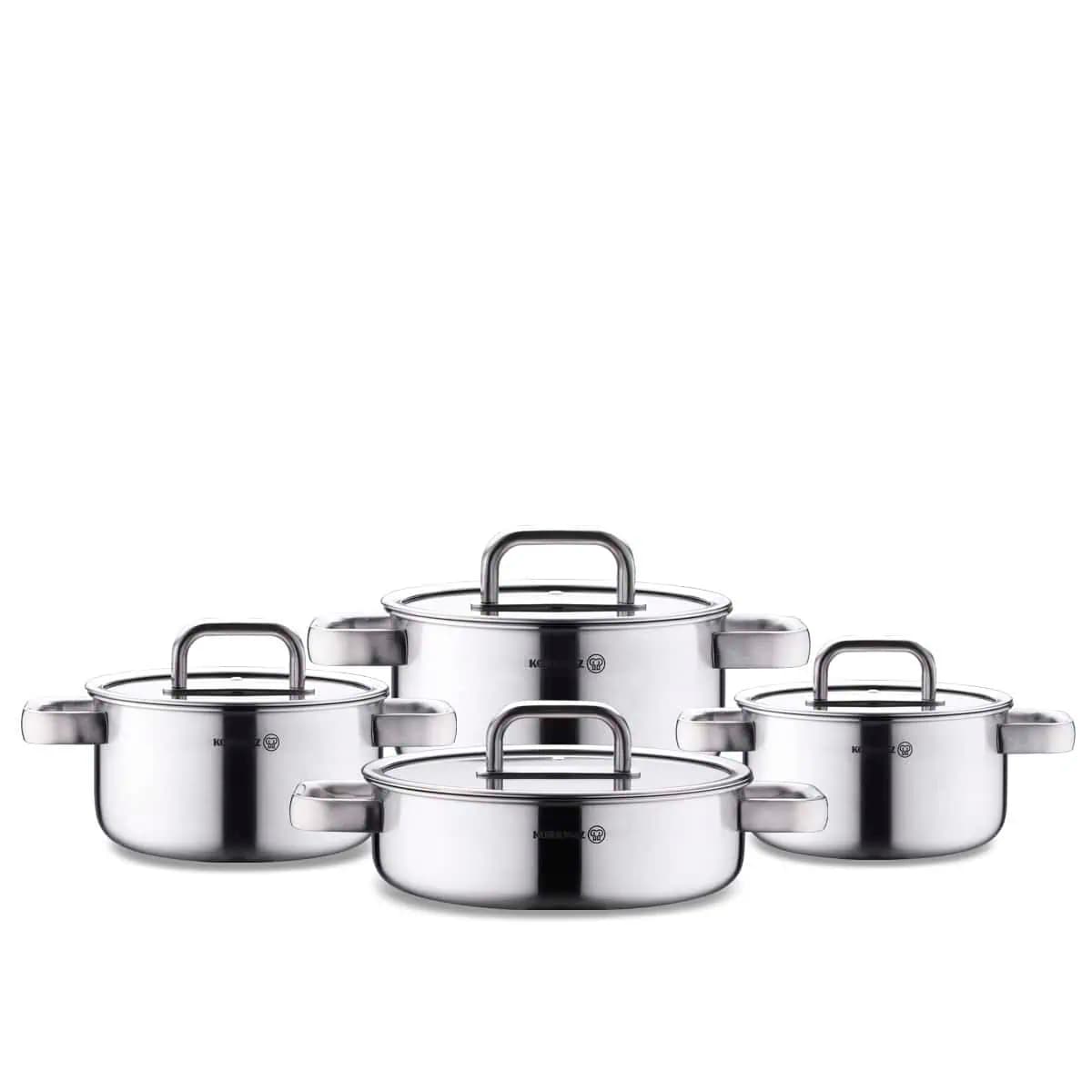 سرویس قابلمه استیل کف لیزری کرکماز Silvera مدل A2788