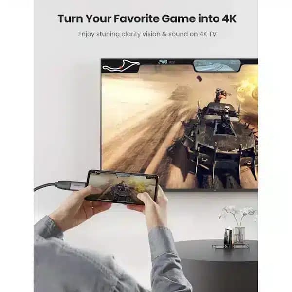 تبدیل USB-C به HDMI انتقال تصویر 4K سریع و امن برند Ugreen — تصویر ۷