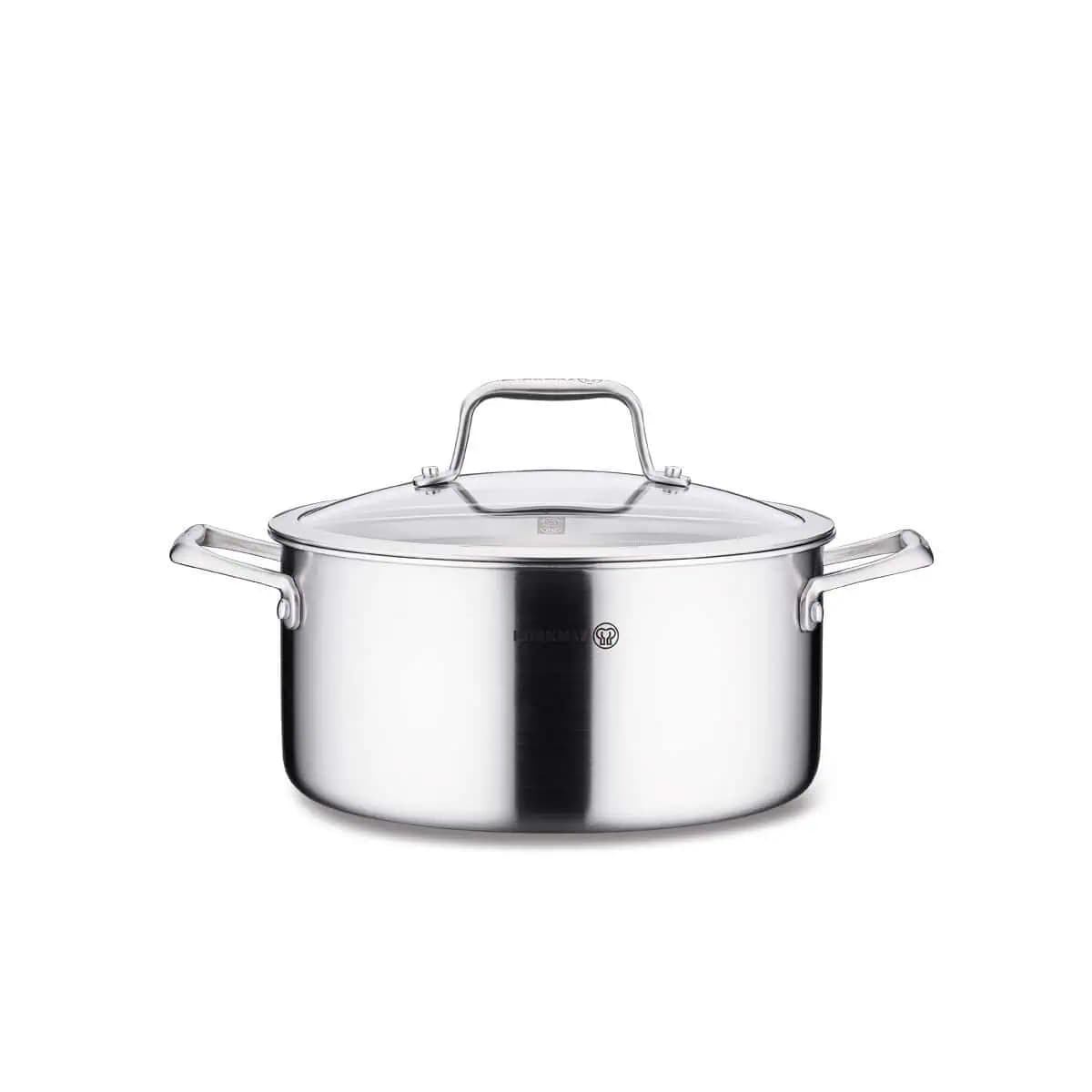 قابلمه استیل کف لیزری کرکماز سایز 16 مدل korkmaz A3870