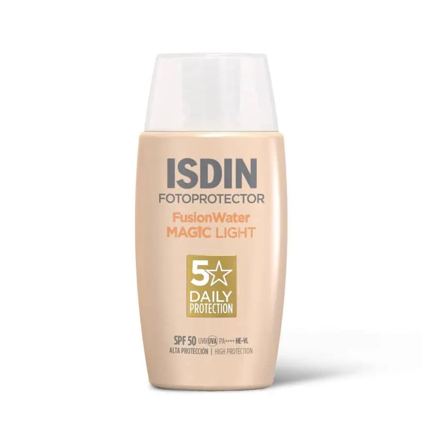 ضد آفتاب رنگی ایزدین مدل Fusion Water Magic Light SPF50 حجم 50 میلی لیتر