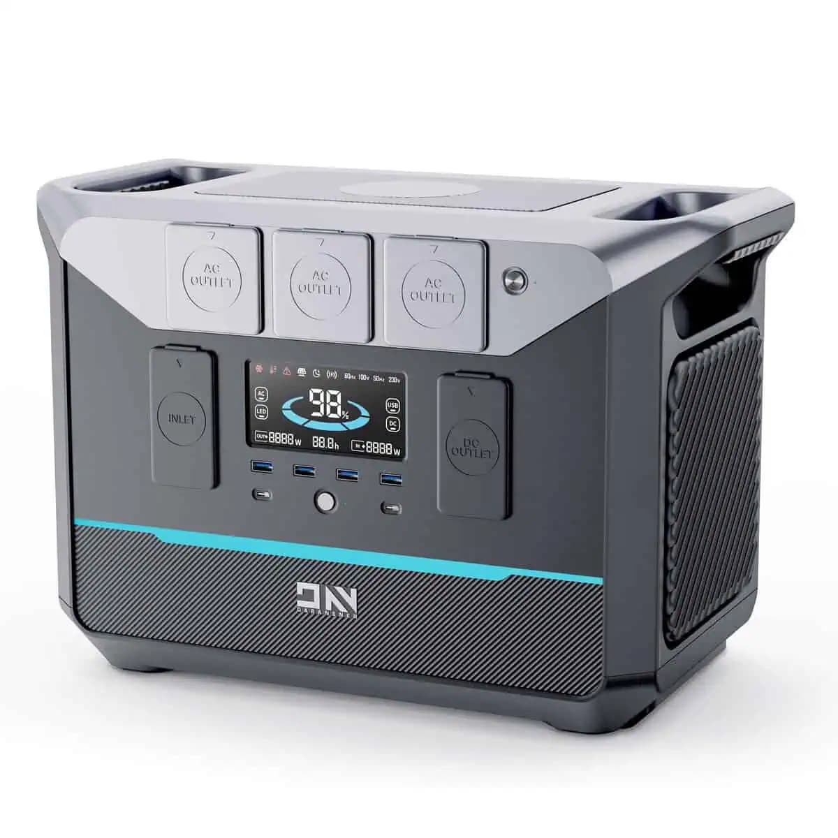 پاور استیشن قابل حمل DaranEner NEO1500 Pro | با توان1800W واقعی، ظرفیت 1382Wh، شارژ سریع — تصویر ۲