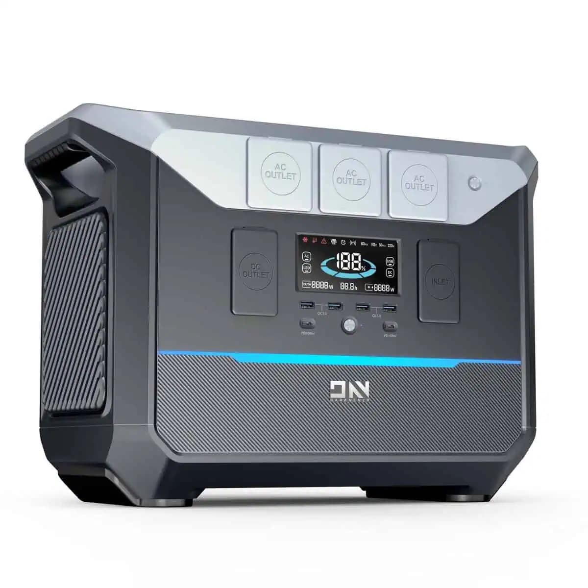 پاور استیشن DaranEner NEO2000 با باطری 2000 وات واقعی LifePO4 — تصویر ۴