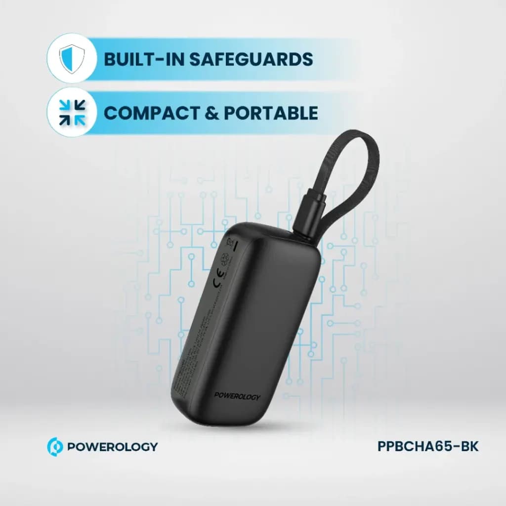 پاور بانک پاورولوژی Powerology 5000mAh Power Bank PPBCHA65 — تصویر ۱۱