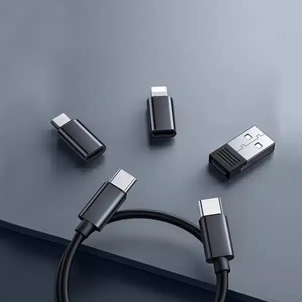 کابل تبدیل چندکاره مک‌دودو WF-1720 USB-C/USB به لایتنینگ و MicroUSB — تصویر ۷