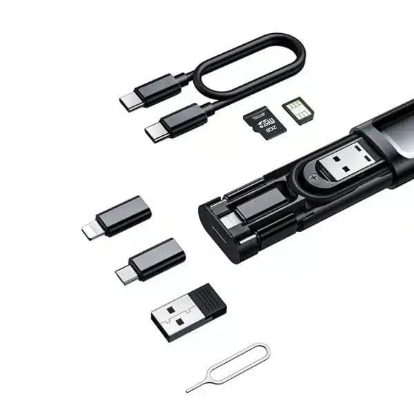 کابل تبدیل چندکاره مک‌دودو WF-1720 USB-C/USB به لایتنینگ و MicroUSB — تصویر ۴
