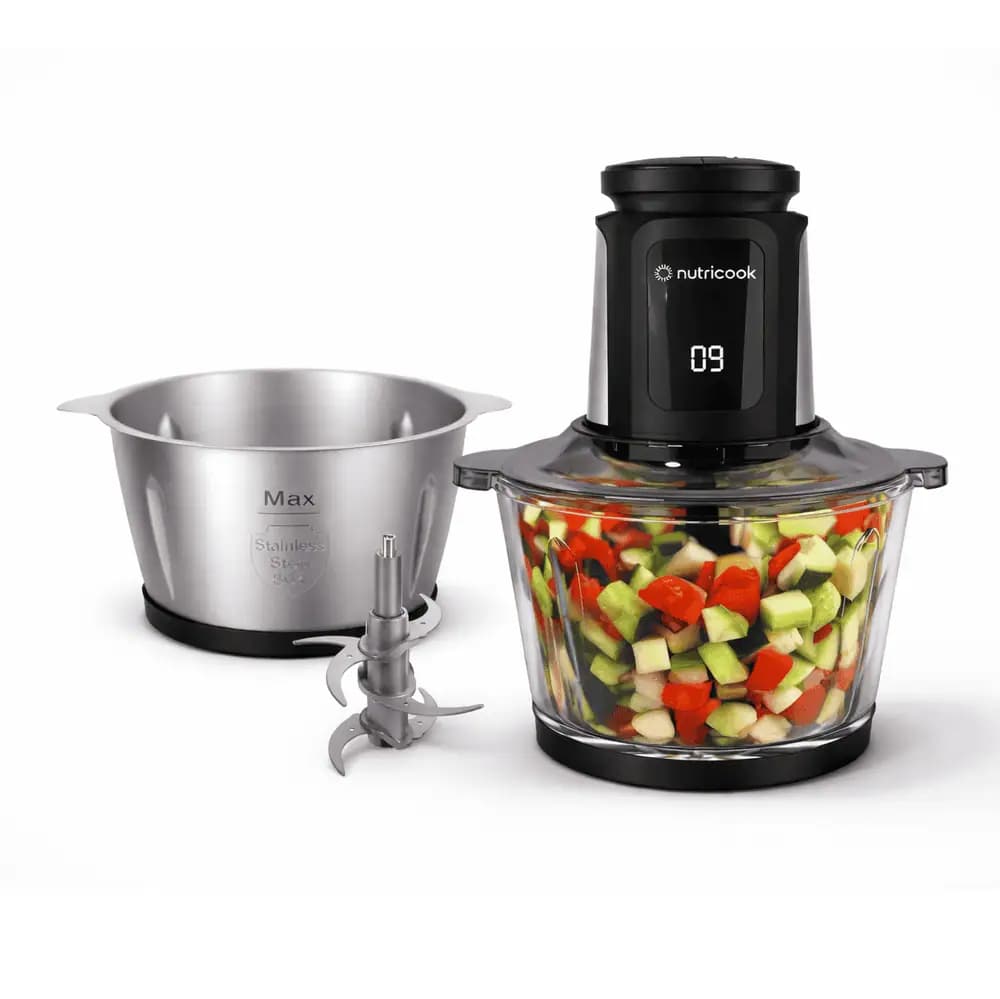 خردکن دو کاسه نوتریکوک Nutricook NC-CH6000 — تصویر ۲