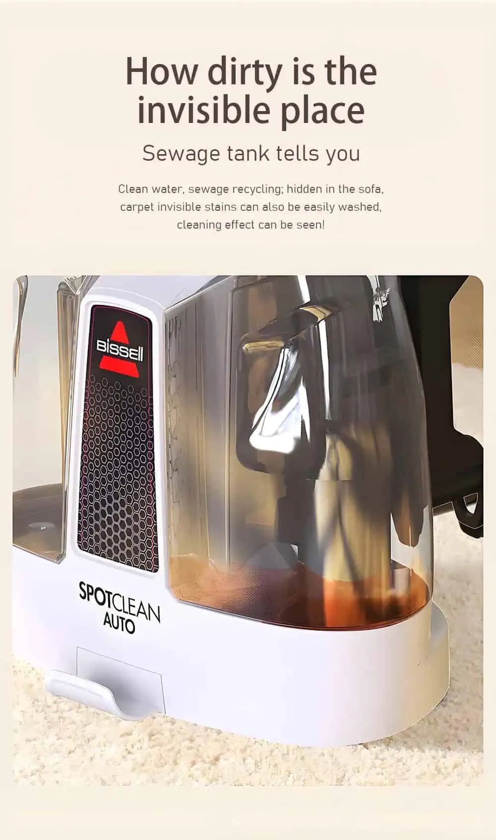فرش شور و مبل شور بیسل Bissell 4720z — تصویر ۵
