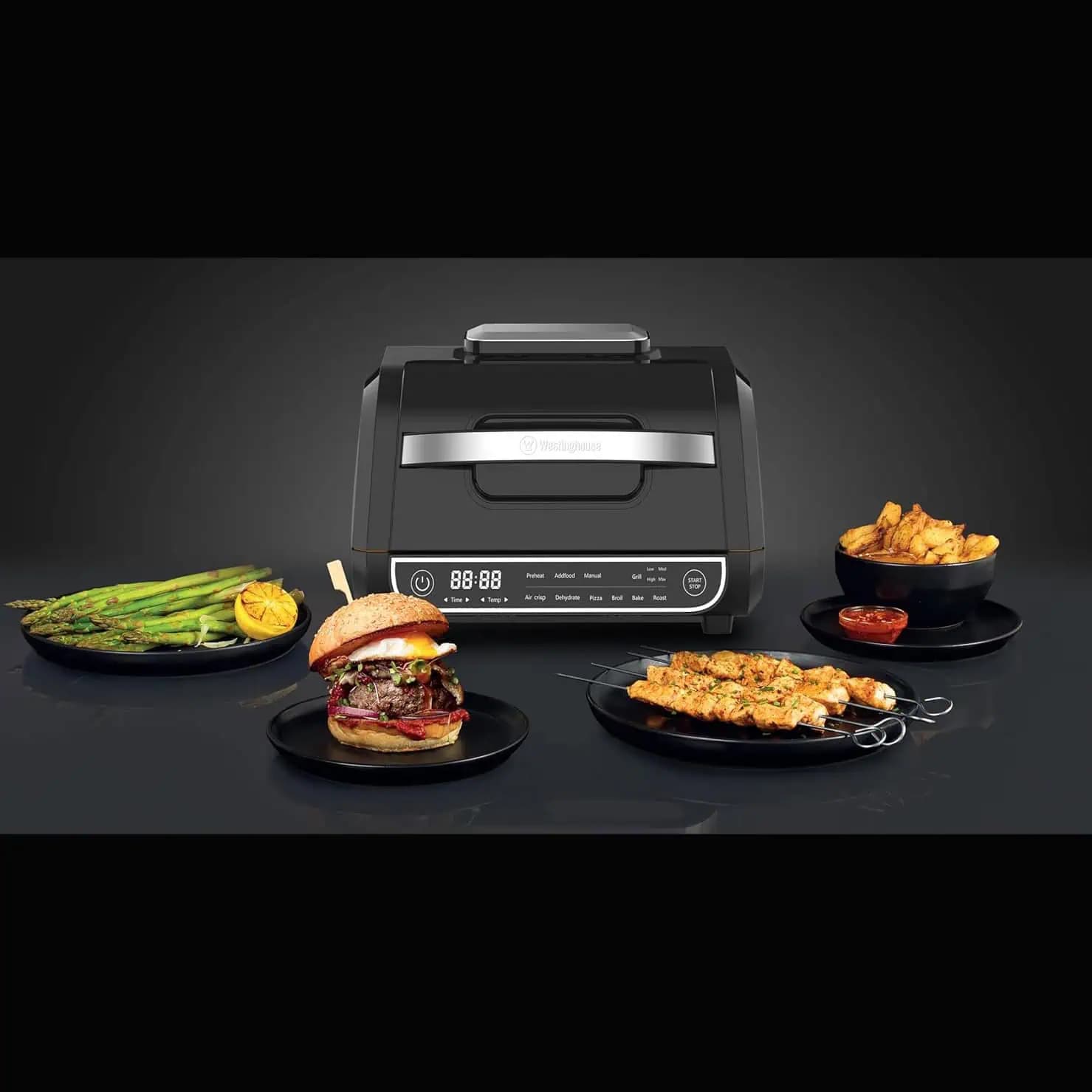 گریل و سرخ کن بدون روغن وستینگهاوس مدل Westinghouse WKMFCM203 — تصویر ۵