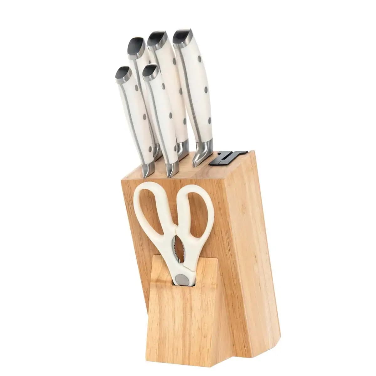 ست چاقو 6 تکه کرافتن آلمان با استند چوبی Crofton 6-Telig Messerblock — تصویر ۵