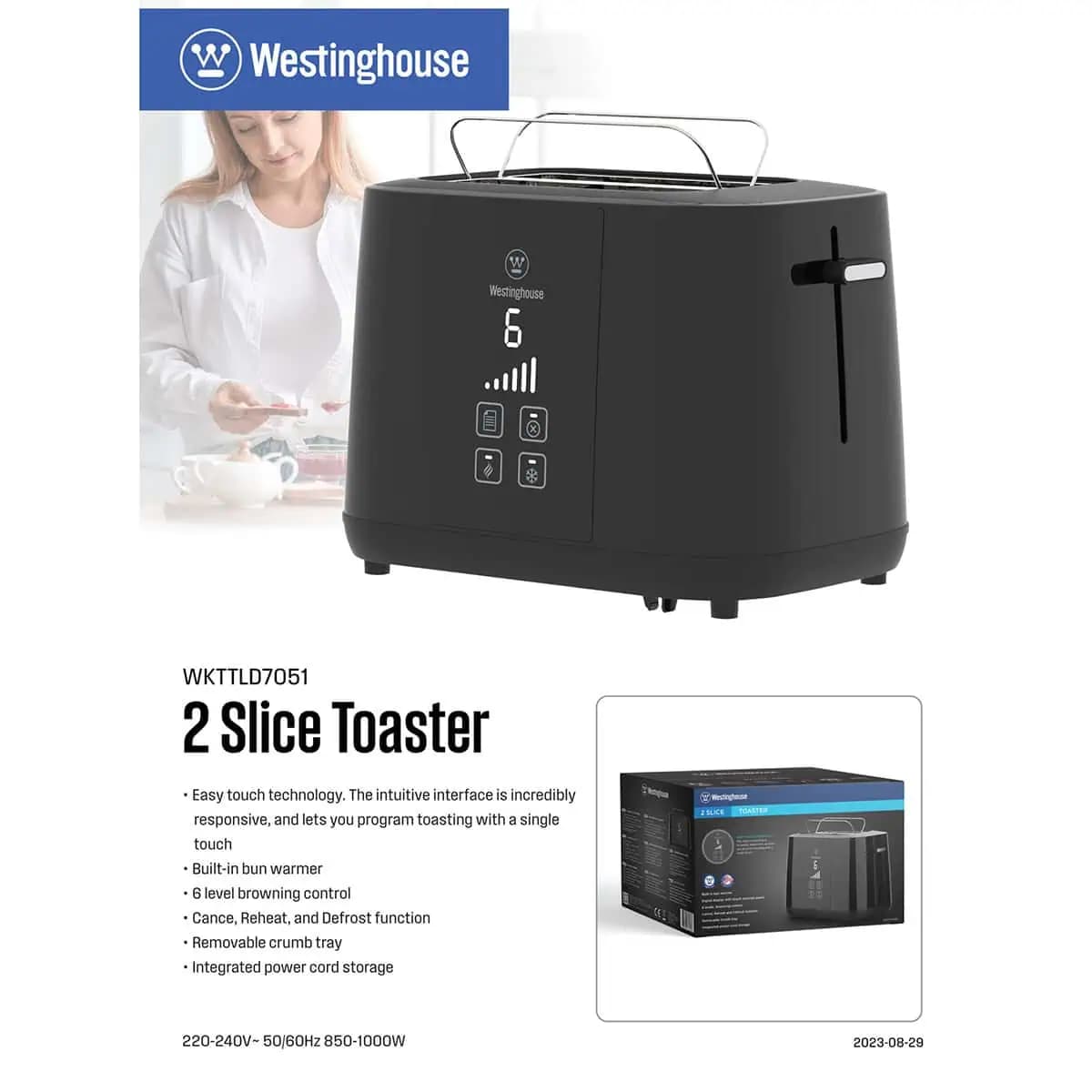 توستر نان وستینگهاوس آمریکا مدل Westinghouse WKTTLD7051 — تصویر ۷